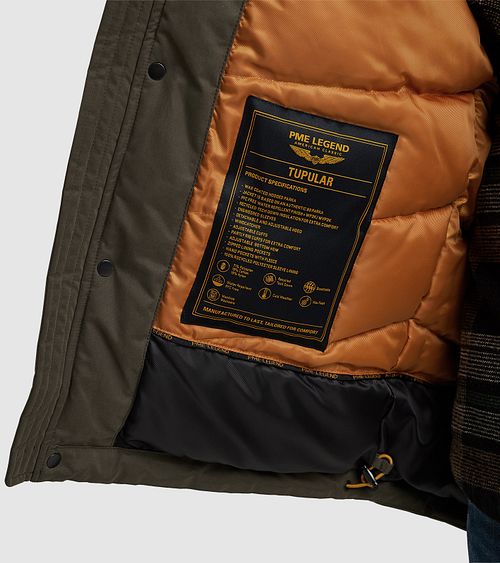 PME Legend Jakke Tupular Olivengrønn Model / Detail