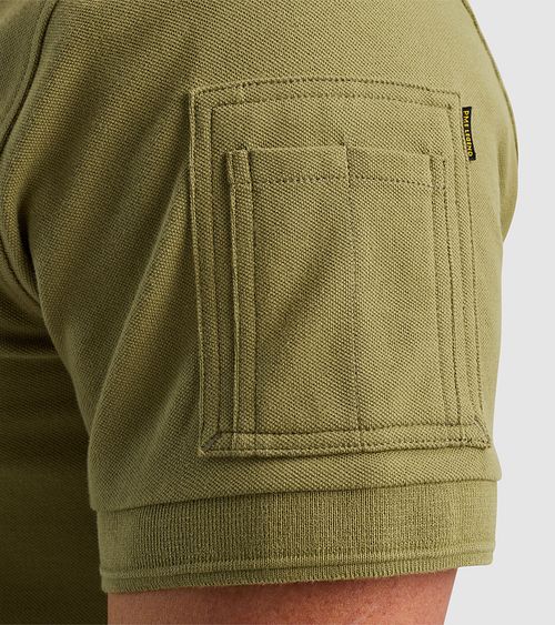 PME Legend Poloshirt Trackway Lichtgroen Model / Detail