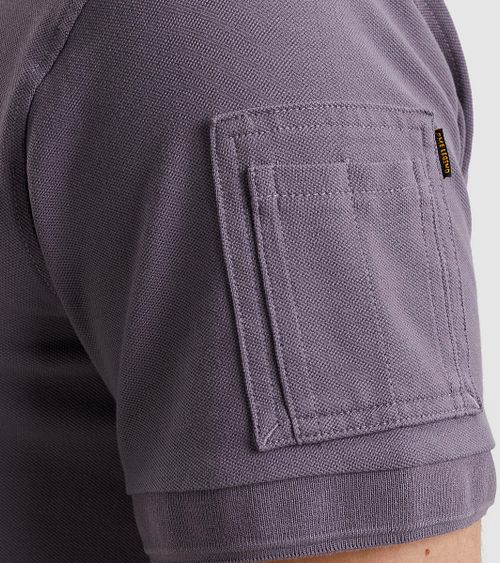 PME Legend Poloshirt Trackway Sage Paars Model / Detail
