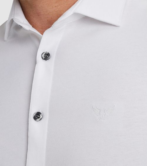 PME Legend Jersey Skjorte Hvid Model / Detail