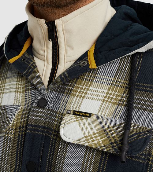 PME Legend Skjorte Rutete Blå Grønn Model / Detail
