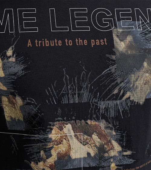 PME Legend Jersey T-skjorte Logo Marineblå Model / Detail