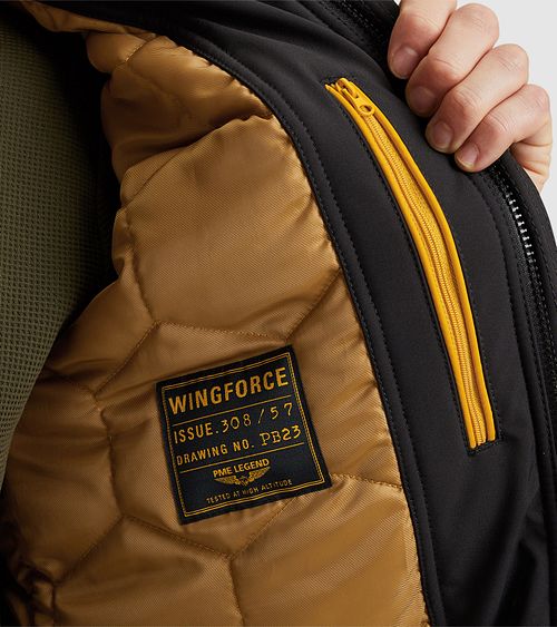 PME Legend Veste Wingforce Noir Model / Detail