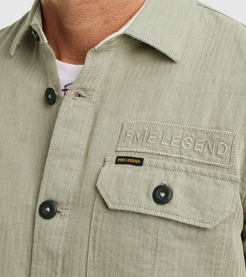 PME Legend Overshirt Leinen Khaki Product / Detail
