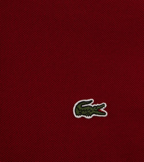 Polo Lacoste in piqué bordeaux Product / Detail