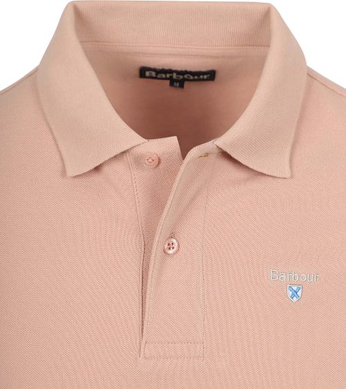 Polo piqué Barbour rosa claro Product / Detail