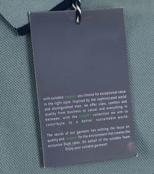 Polo Suitable Respect Tip Ferry en verde acero Product / Detail