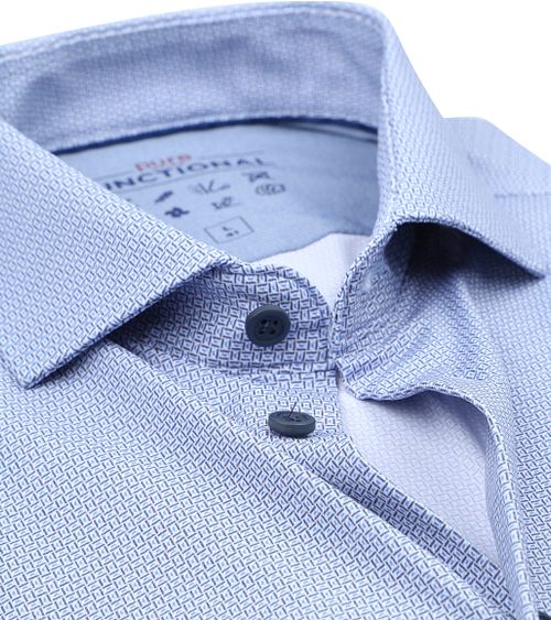 Pure The Functional Shirt Print Blauw Product / Detail
