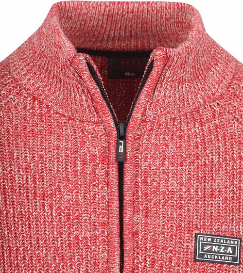 Maglione half zip NZA Drake rosso Product / Detail