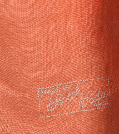 Scotch and Soda Linnen Overhemd Zalm Product / Detail