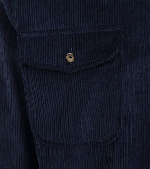 Suitable Skjorte Cordfløyel Navy Product / Detail