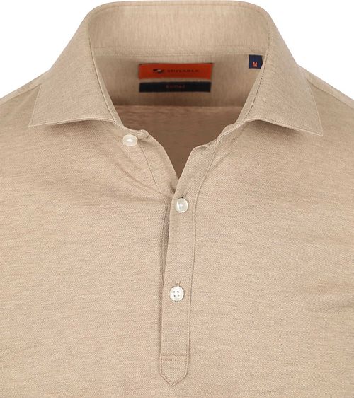 Suitable koszula polo beżowa Product / Detail