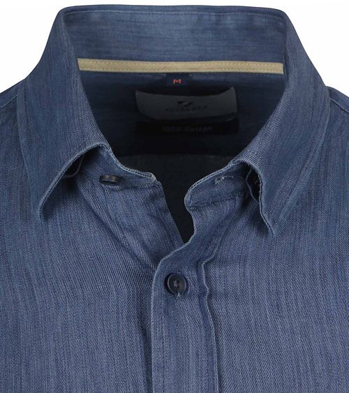 Suitable Skjorte Vasket Mørkeblå Product / Detail