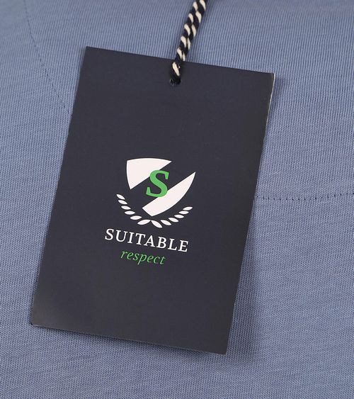 Suitable Respekt T-shirt Jim Blauw Product / Detail