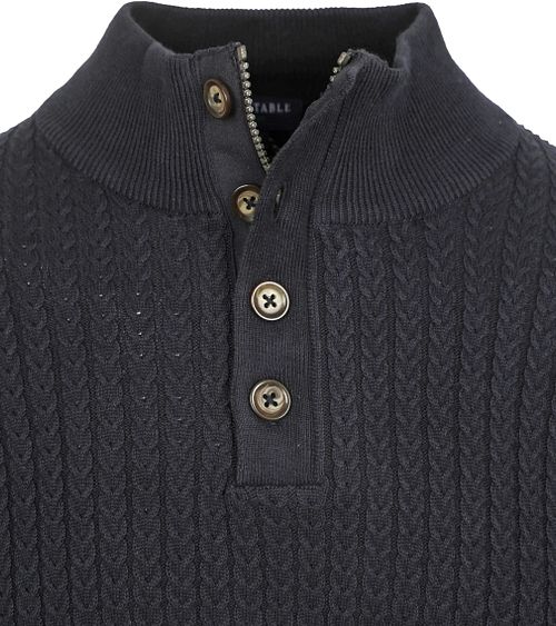 Sweter Suitable Camock w kolorze granatowym Product / Detail