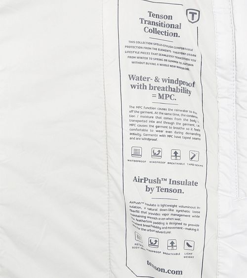 Tenson Overgangsfrakke i hvid Product / Detail