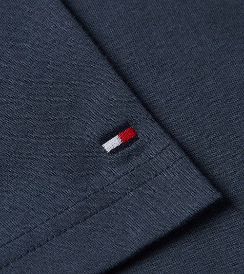 T-Shirt Tommy Hilfiger con logo en denim militar Product / Detail