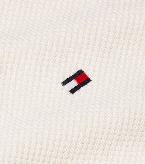 Jersey Tommy Hilfiger Structure en blanco roto Product / Detail