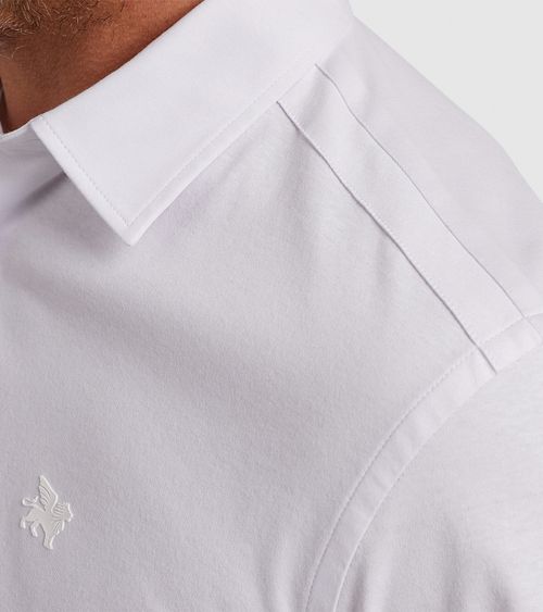 Vanguard Chemise Manches Courtes Blanche Model / Detail