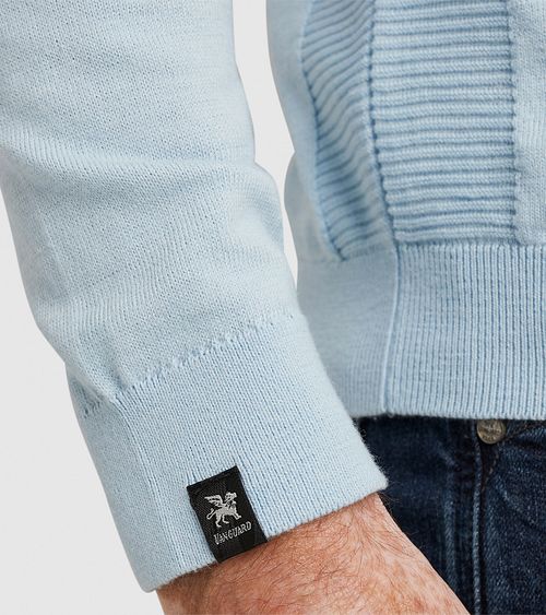 Vanguard Genser Slub Lett Blå Model / Detail