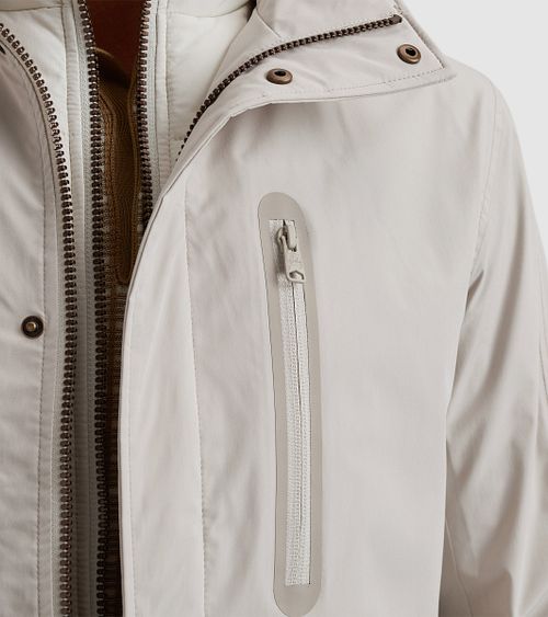 Vanguard Jakke V-Double Greige Model / Detail