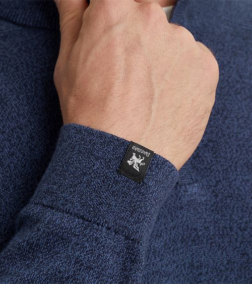 Vanguard Pullover Half Zip Melange Dunkelblau Product / Detail