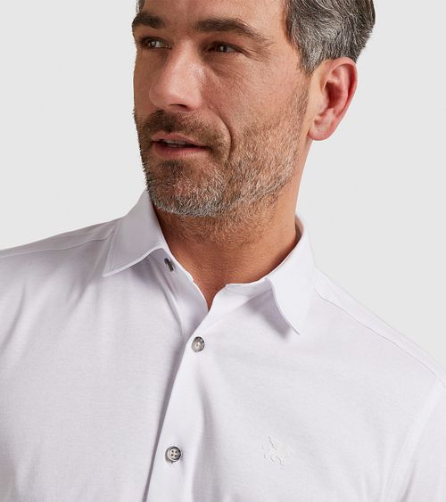 Vanguard Short Sleeves Hemd Weiß Model / Detail