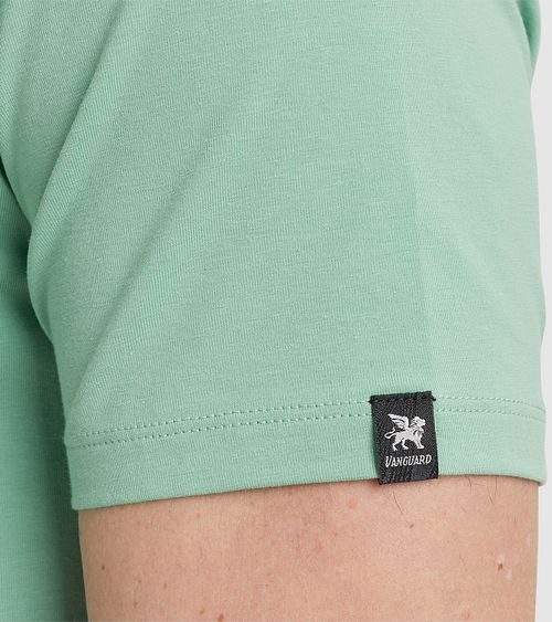 Vanguard T-Shirt Jersey Lichtgroen Model / Detail