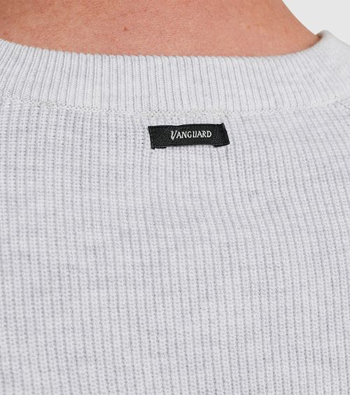 Vanguard Trui Structuur Grijs Model / Detail