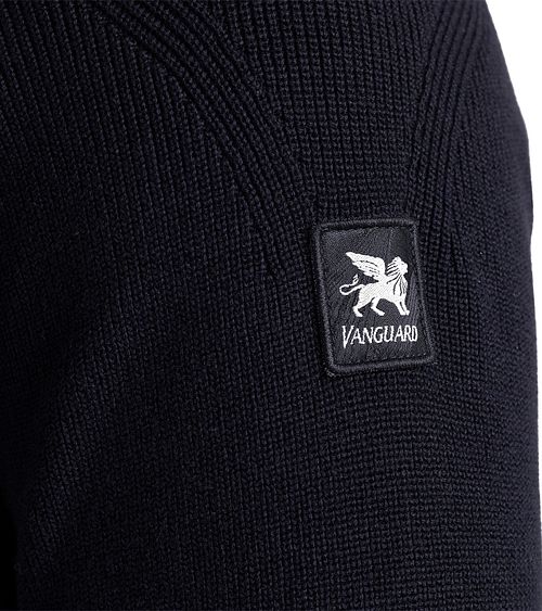 Vanguard Trui Structuur Navy Model / Detail