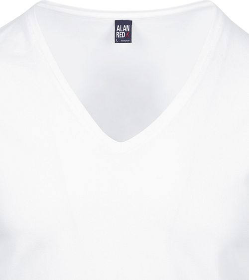 Alan Red T-Shirt 2 pack NOV Extra Djup V-ringad Stretch Product / Detail