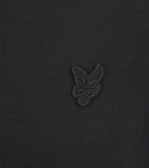 Lyle and Scott Tonal Eagle Polo Zwart Product / Detail