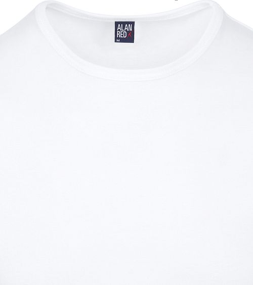 Alan Red Derby 6-Pack T-Shirts z okrągłym dekoltem – białe, promocja Product / Detail