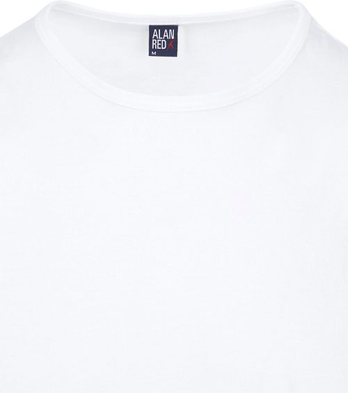 Alan Red T-Montana Linne Ärmlös Vit (2-pack) Product / Detail