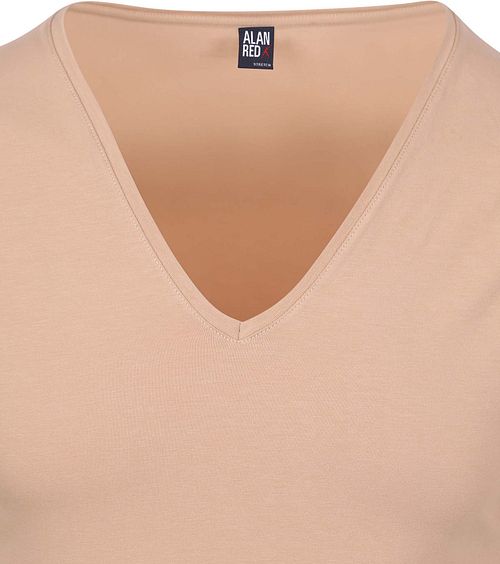 Alan Red T-shirt NOV V-ringad Stretch Beige 2-pack Product / Detail