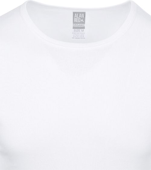 Alan Red Køpenhamn T-shirt Rundhals Vit 2-Pack Product / Detail
