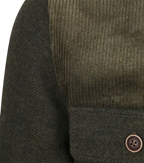 Anerkjendt Overshirt Akoscar Corduroy Mix Olivine Product / Detail