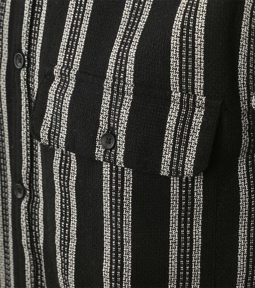Anerkjendt Camicia Leif Structure Stripe Antracite Product / Detail