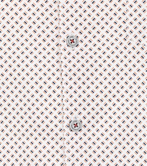 Camicia a righe arancione No Excess Product / Detail