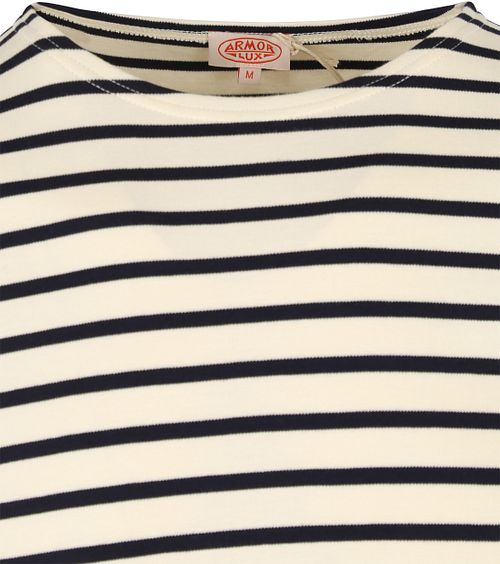 Armor-Lux Stribet Trøje Off White Product / Detail