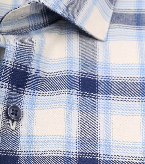 Suitable Camisa Widespread de franela de cuadros azul Product / Detail