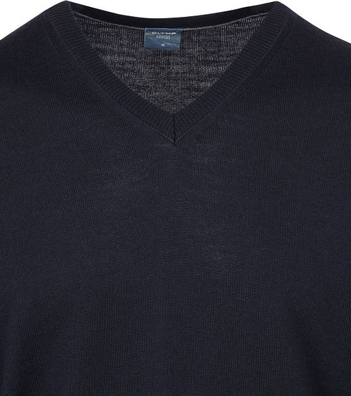 Jersey de merino OLYMP azul marino Product / Detail