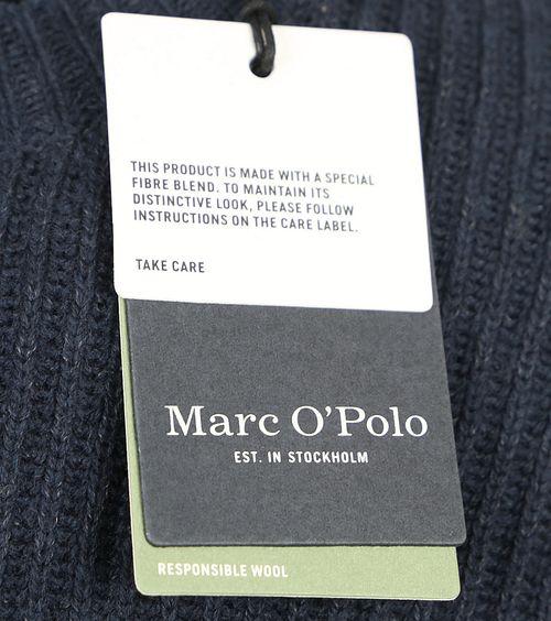 Pullover Marc O'Polo de mezcla de lana en azul marino Product / Detail