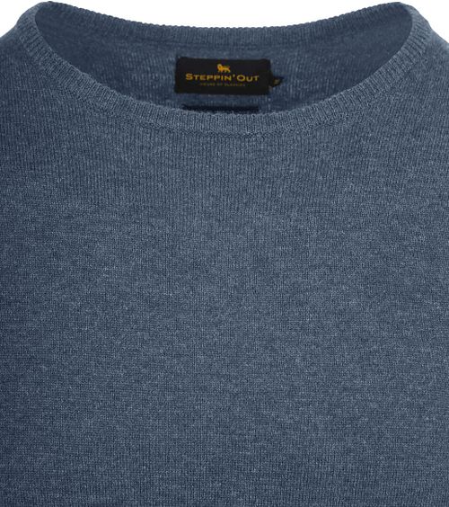Steppin' Out Jersey de lana merino azul cobalto Product / Detail