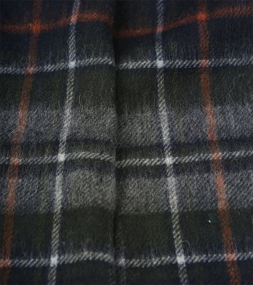 Bufanda Barbour Tartan de lana de cordero gris Product / Detail