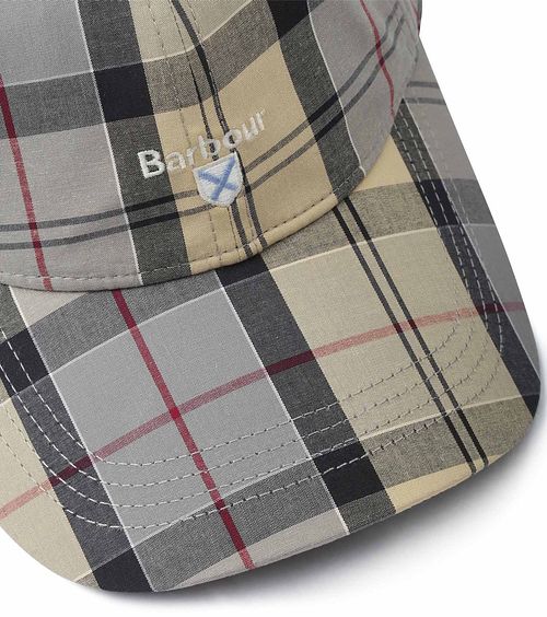 Barbour Casquette Carreaux Beige Product / Detail