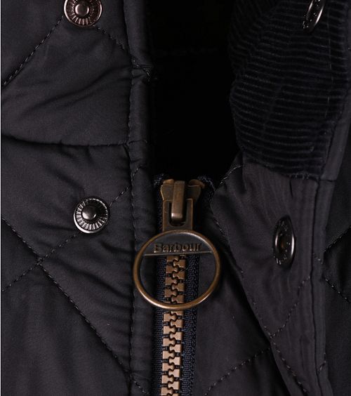 Barbour Chelsea Sportsquilt jakke i marineblå Product / Detail