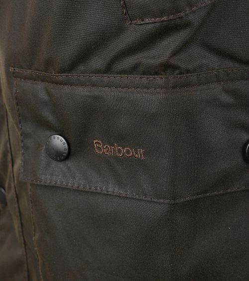 Barbour Classic Bedale Wax Jas Olijfgroen Product / Detail