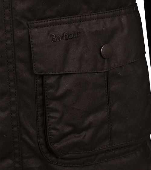 Barbour Corbridge Wachsjacke Rustic Braun Product / Detail
