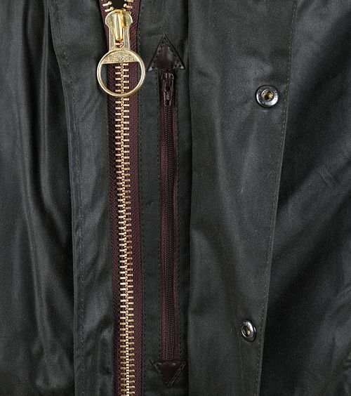 Barbour Border Wachsjacke Grün Product / Detail